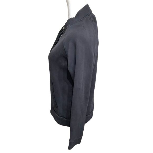 Athleta Black Zip-Up Jacket XS - Cozy, Minimalist, Athleisure - Picture 2 of 7